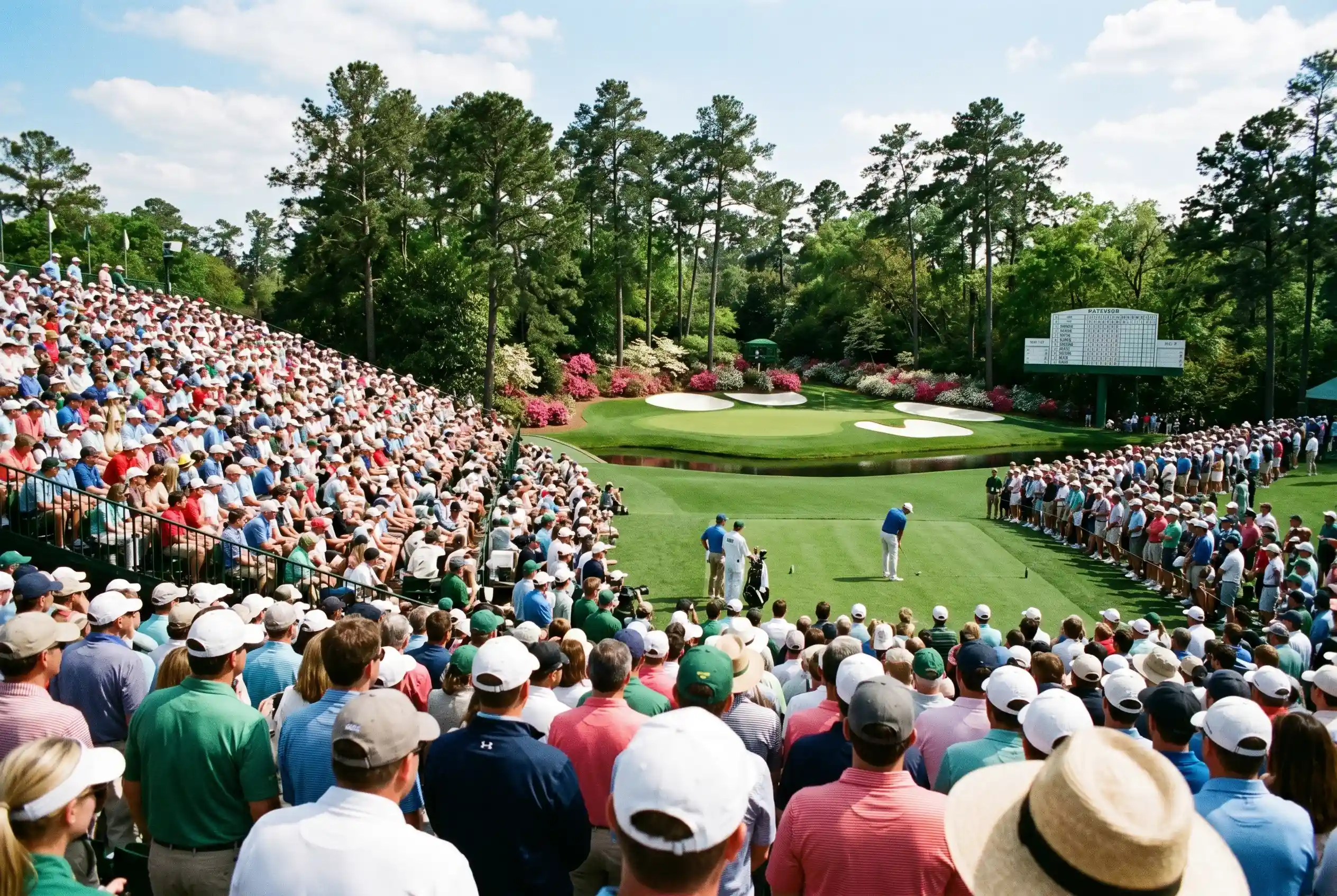 PGA Tour Golfturnier mit Zuschauern und Fairway für Sportwetten